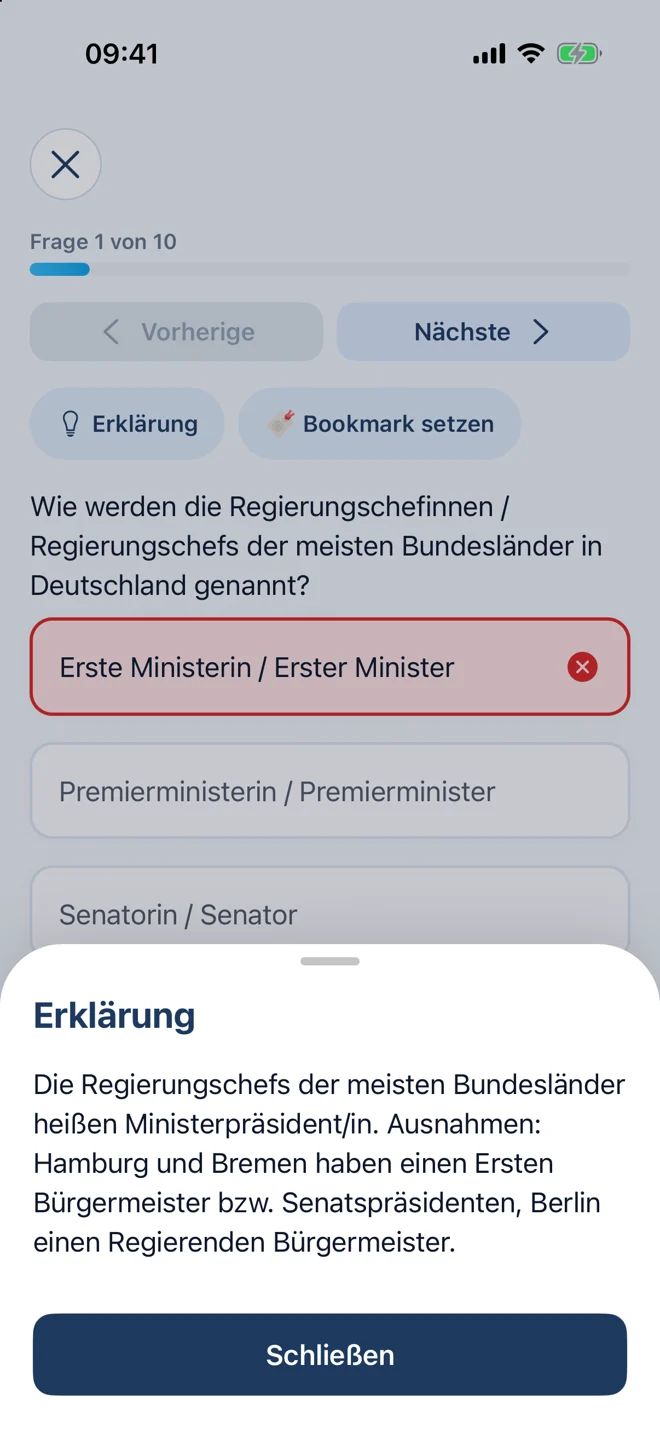 Road to Germany: Erklärungen