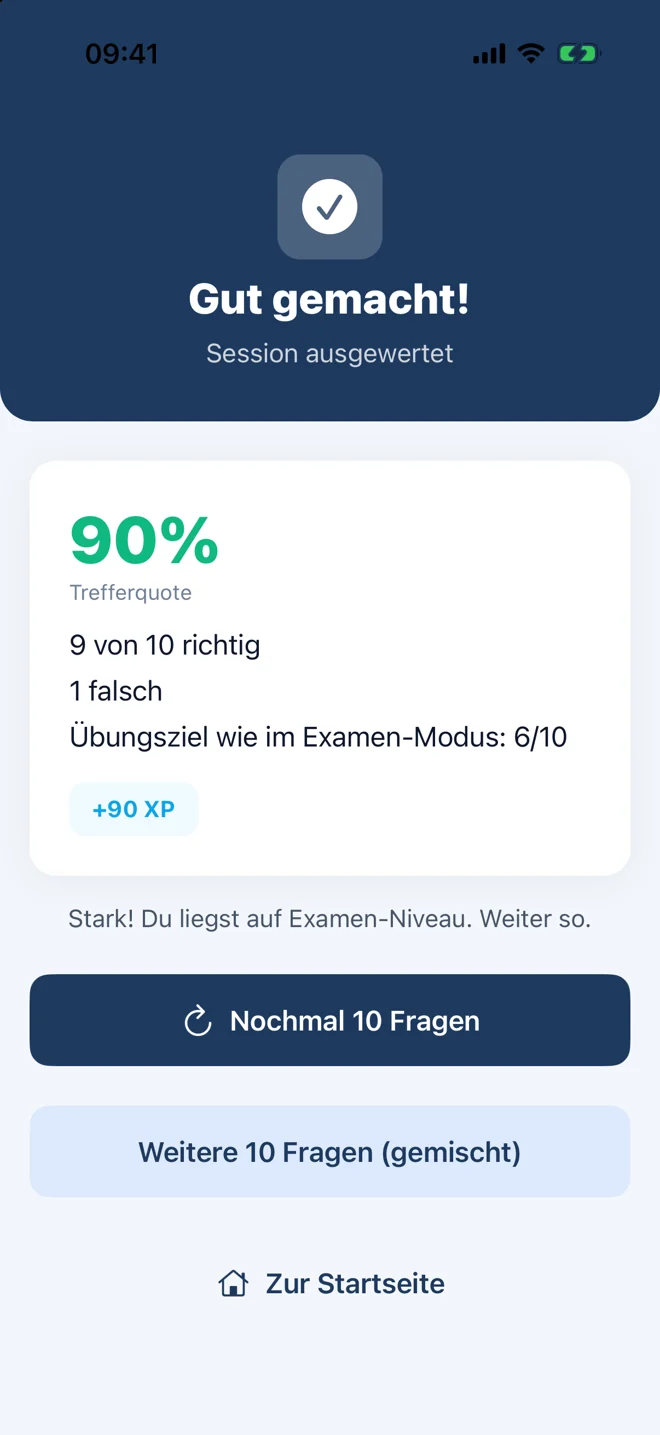 Road to Germany: Fortschritt